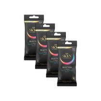 Kit Preservativos com 4 Pacotes SKYN Selection com 6 unidades Kit Preservativos com 4 Pacotes SKYN Selection com 6 unidades