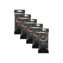 Kit Preservativos com 5 Pacotes SKYN Selection com 6 unidades Kit Preservativos com 5 Pacotes SKYN Selection com 6 unidades