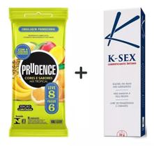 Kit Preservativos Mix Tropical Camisinhas + Lubrificante - Prudence