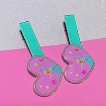 Kit Presilha de Cabelos Infantil Bico de Pato Hair Clips Tic-Tac para Meninas Princesas Disney Frozen Sofia Frozen