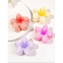 Kit Presilha Flor Bauhinia Verão Praia Colorido Criativo Plumeria Sakura Acessórios De Cabelo Fofo Para Mulheres Hair Clip Enfeite Penteado Feminino