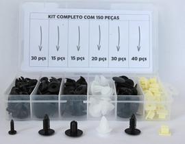 Kit Presilha Grampo Parabarro Parachoque Universal Carro 150 - Trak