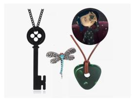 Kit Presilha Libelula E Colares Coraline Itens Do Filme