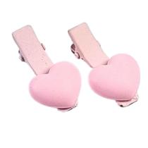 Kit Presilhas Jacaré Prendedor Cabelo Bico de Pato Coração