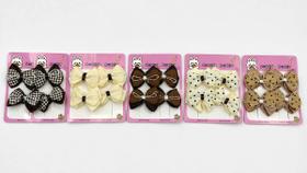 Kit Presilhas Laço Infantil Estampado Com Strass Cabelo 12 Und Kit Presilhas Laço Infantil Estampado Com Strass Cabelo 12 Und