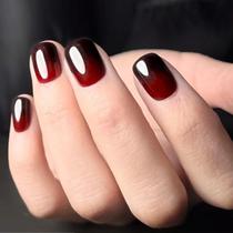 Kit Press On Nails Curvlife Soft Gel 30 unidades Red Ombre Kit Press On Nails Curvlife Soft Gel 30 unidades Red Ombre