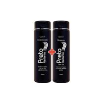 Kit Preto Radiante (Shampoo + Condicionador) - 520 ml