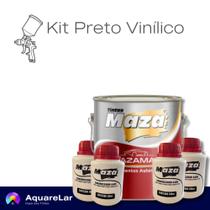 Kit Preto Vinilico 2x1 Maza Fosco Preto 3,6L Kit Preto Vinilico 2x1 Maza Fosco Preto 3,6L