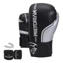 Kit Pretorian First FX Boxe Muay Thai Luva Bandagem Protetor Kit Pretorian First FX Boxe Muay Thai Luva Bandagem Protetor