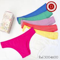 Kit Primavera 7 calcinhas Diamantes Lingerie TAM P