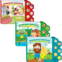 Kit Primeiras Cantigas: Dona Aranha + Sapo Não Lava o Pé + Seu Lobato (3 Vol)