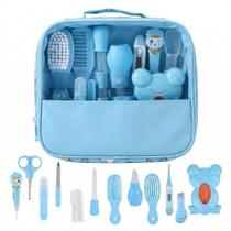 Kit Primeiros Cuidados Bebê 13 peças + Nécessaire Azul Kit Primeiros Cuidados Bebê 13 peças + Nécessaire Azul