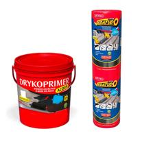 KIT PRIMER PARA MANTA ASFÁLTICA DRYKOPRIMER ACQUA GL 3,6L + MANTA ASFÁLTICA FITA VEDATUDO ALUMÍNIO 60cm