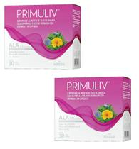 Kit Primuliv C/30 Tpm Linhaça Borragem Primula Tocoferol 2 cxs - Sampafarmstore