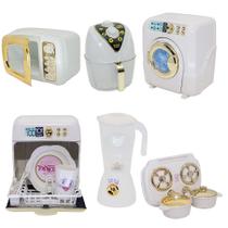 Kit Princesa Cozinha Eletro Louça Panela Fogão Máquina 13pç