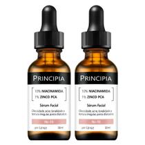 Kit principia com 2 nc-10 niacinamidas + zinco
