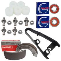 Kit Prisioneiro Coroa, Bucha, Lona, Rolamento e Guia Xr 200 Kit Prisioneiro Coroa, Bucha, Lona, Rolamento e Guia Xr 200