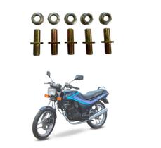 Kit Prisioneiro Coroa Com Porca Honda Cbx 150 Aero Kit Prisioneiro Coroa Com Porca Honda Cbx 150 Aero
