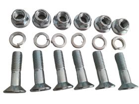 Kit Prisioneiro Coroa + Porca Bros 125-150/ Xre 190/ Tornado