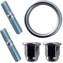 Kit Prisioneiro Escapamento, Porca, Anel Titan 160, Fan 160