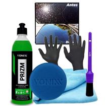 Kit Prizm Vonixx 500ml + Aplicador Vonixx + Pano + Luva + Pincel Kit Prizm Vonixx 500ml + Aplicador Vonixx + Pano + Luva + Pincel