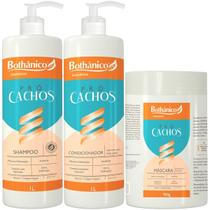 Kit Pró Cachos Shampoo + Condicionador 1L + Máscara 900g Bothanico Kit Pró Cachos Shampoo + Condicionador 1L + Máscara 900g Bothanico