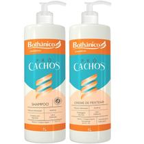 Kit Pró Cachos Shampoo + Creme De Pentear 1L Bothanico Kit Pró Cachos Shampoo + Creme De Pentear 1L Bothanico