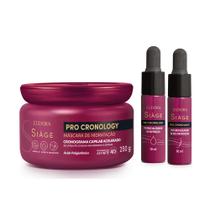 Kit Pro Cronology Cronograma Capilar Acelerado Máscara e Potencializador Eudora Siàge