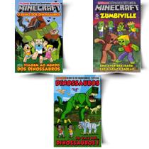 Kit Pró-Games em Quadrinhos: Ação, Diversão e Dinossauros! (3 Vol)