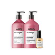 Kit Pro Longer Sh 750ml + Cond 750ml + Óleo 30ml Kit Pro Longer Sh 750ml + Cond 750ml + Óleo 30ml