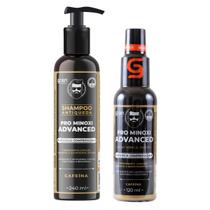 Kit Pro Minoxi Advanced Tônico e Shampoo Antiqueda Capilar