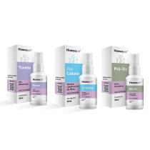 Kit Pró Rim + Pró Coluna + Trauma Cães Gatos Homeopet 30ml