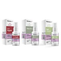 Kit Pró Rim + Pró Fígado + Epi Control Cães Homeopet 30ml