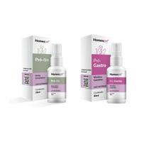 Kit Pró Rim + Pro Gastro Cães Gatos Homeopet 30ml