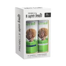 Kit Probelle Shampoo + Condicionador Crespo Babosa 1L