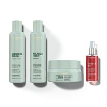Kit Proboo Fiber Reconstrução Intensa e Controle do Frizz ProHall Professional