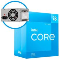 Kit Processador Alto Desempenho Intel Core I5-10400F 2.9Ghz Décima Geração 6 Núcleos 12 Threads Lga 1200 12Mb + Fonte Fortrek ATX 200W