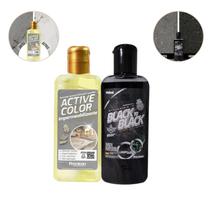 Kit ProClean Black to Black Revitalizador Pedra Preta e Escura + Active Color Revitaliza Pedra Clara