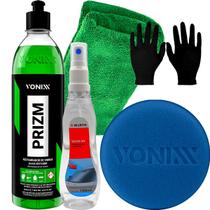 Kit Produto para Removeção de Chuva Acida e Proteção dos Vidros Prizm Water Off Repelente Kit Produto para Removeção de Chuva Acida e Proteção dos Vidros Prizm Water Off Repelente