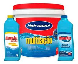 Kit Produtos Limpeza E Tratamento De Piscinas Hidroazul Hcl