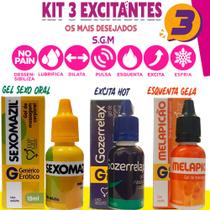 Kit Produtos Sex Shop Premium eróticos Lubrificante SGM - Top Gel
