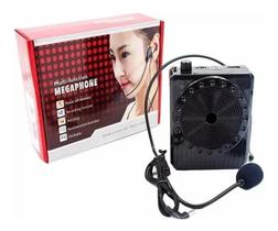 Kit Professor Megaphone C/ Microfone (preto) megafone