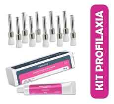 Kit Profilaxia Dentária 10 Escovas Robinson + Pasta Maquira