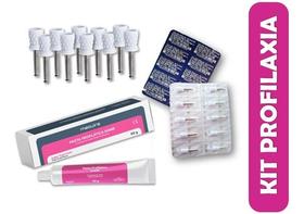 Kit Profilaxia Dentária 10 Taças De Borracha + Pasta Maquira