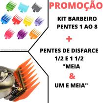 Kit Profissional 10 Pentes Com 2 Pentes Disfarce Barbearia!!