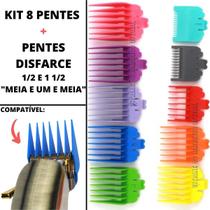 Kit Profissional 10 Pentes Guia Com 2 Pentes De Disfarce