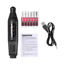 Kit Profissional De Broca Elétrica Para Unhas 20000rpm Para Manicure E Pedicure Caneta Moedora Para