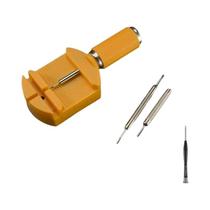 Kit Profissional De Ferramentas Para Reparo De Relógios: Removedor De Pinos E Ajustador De Pulseiras