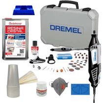 Kit Profissional de Joias Afetivas com Resina Organizador Dremel Brinde