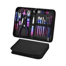 Kit Profissional De Manicure E Pedicure Em Aço Inoxidável 9-18 Peças Cuidados De Precisão Para Unhas